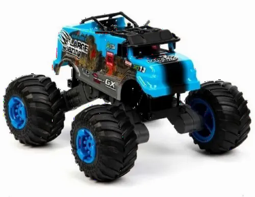 Jucărie cu telecomandă Crazon Oversize Wheel Cross-Road, 1:16, Albastru (333-DJ19166)