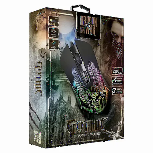 Gaming Mouse QUMO Gothic, Negru