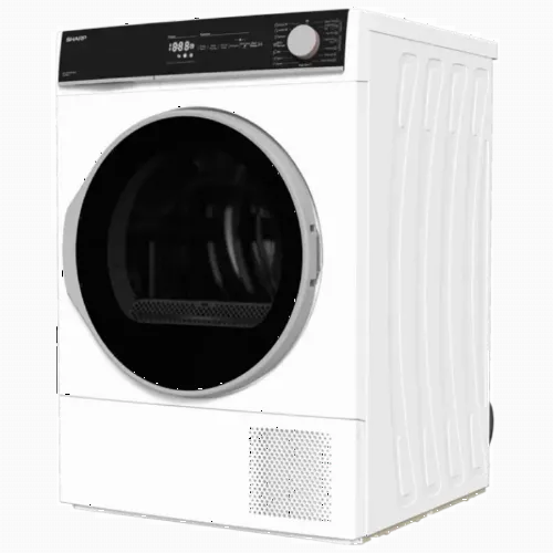 Сушильная машина Sharp KDNHH8S7GW2EE, 8кг, Белый