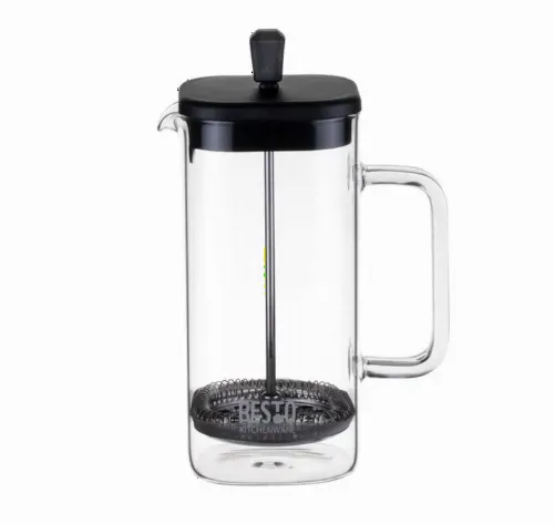 Cafetiera French Press RESTO 90504, 0,8L, Transparent