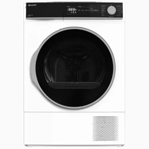 Сушильная машина Sharp KDNHH8S7GW2EE, 8кг, Белый