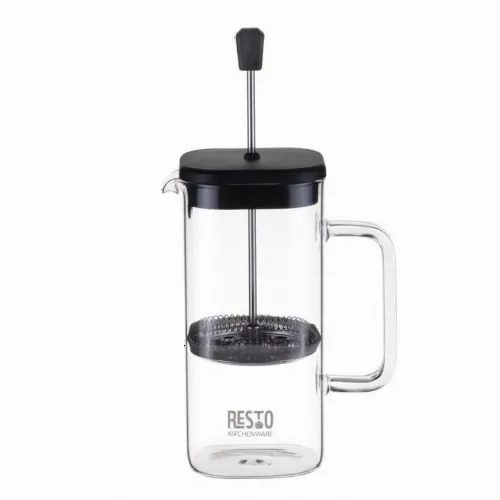 Cafetiera French Press RESTO 90504, 0,8L, Transparent
