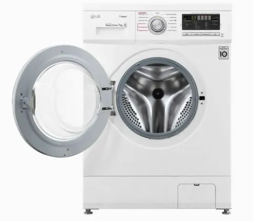 Mașină de spălat LG F1296HDS1, 7kg, Alb