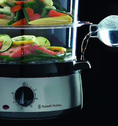 Aparat de gătit cu aburi Russell Hobbs 19270-56, Oțel inoxidabil