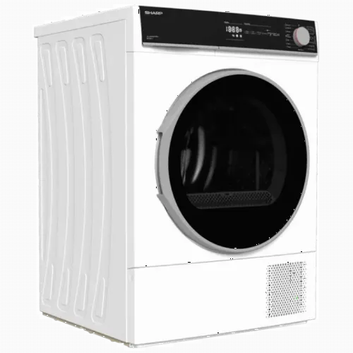 Сушильная машина Sharp KDNHH8S7GW2EE, 8кг, Белый