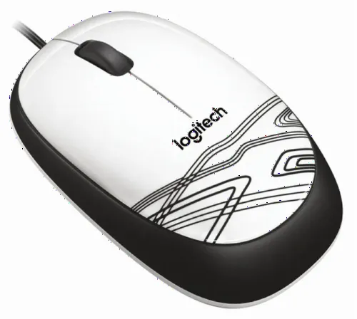 Mouse Logitech M105, Negru/Alb