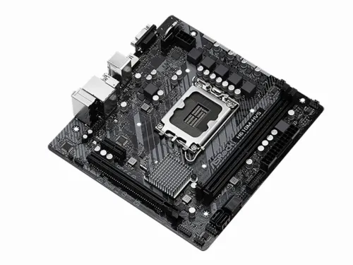 Материнская плата ASRock H610M-HVS, LGA1700, Intel H610, Micro-ATX