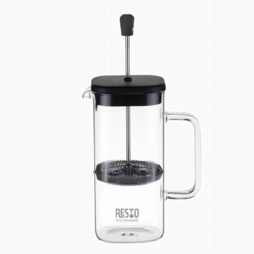 Cafetiera French Press RESTO 90504, 0,8L, Transparent