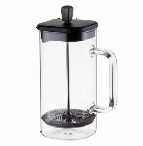 Cafetiera French Press RESTO 90504, 0,8L, Transparent
