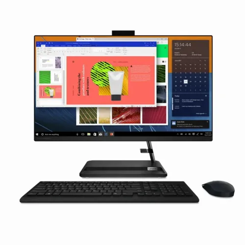 Computer All-in-One Lenovo IdeaCentre 3 27ITL6, 27", Intel Core i3-1115G4, 8GB/256GB, Fără SO, Negru
