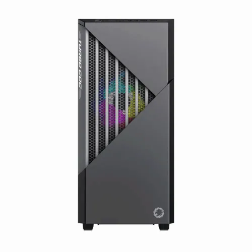 Компьютерный корпус Gamemax Contac COC, Midi-Tower, ATX, Черный/Серый