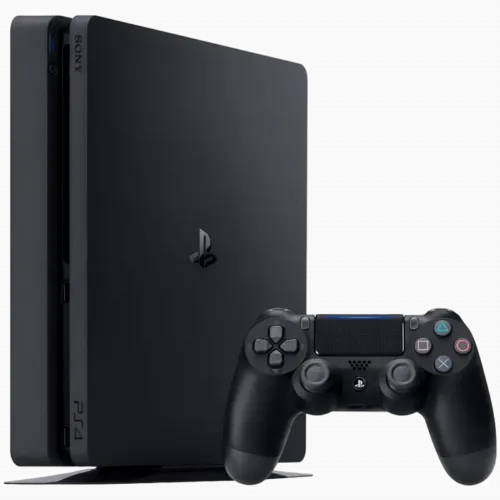 Consolă de jocuri SONY PlayStation 4 Slim, Negru, 