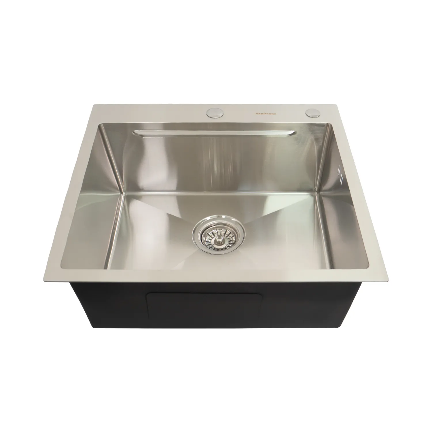 Chiuveta handmade SanDonna HD5550 (Crom satin)