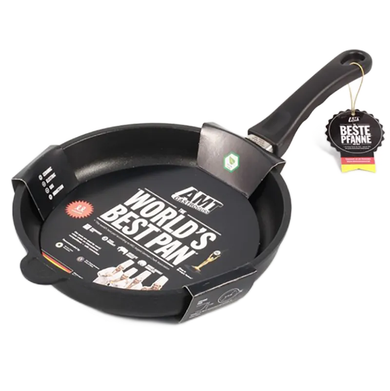 Tigaie AMT Gastroguss AMTI-524-E, 1,3L, 24cm, Negru — 3