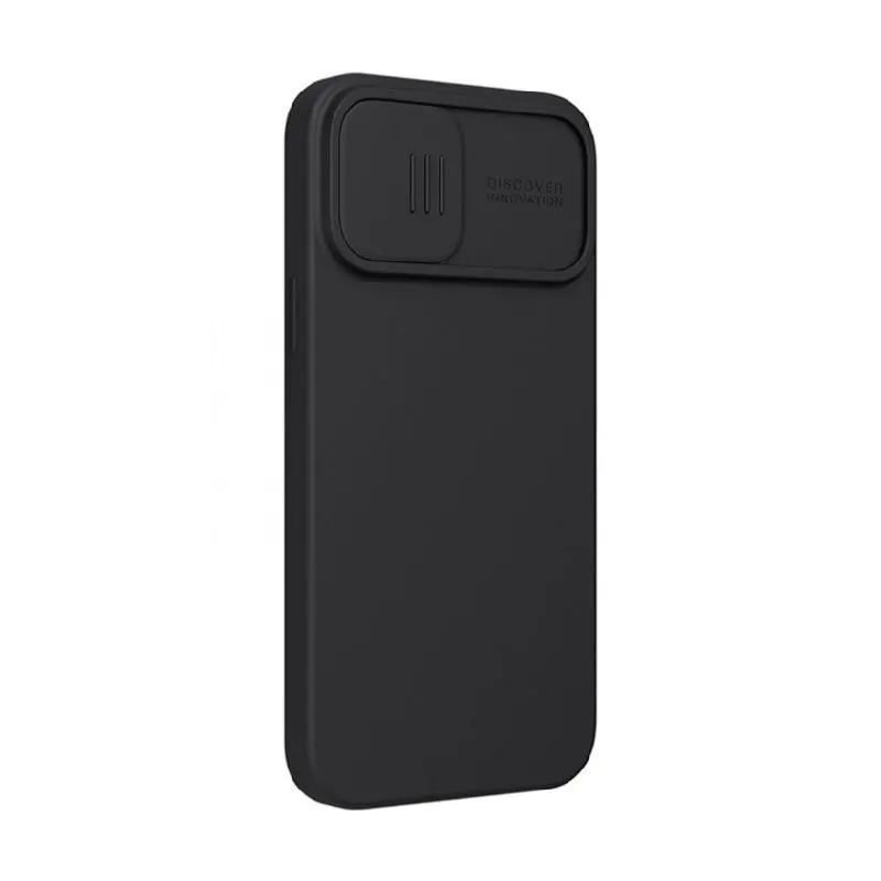 Чехол Nillkin iPhone 13, CamShield Silky Magnetic Silicone, Elegant Black