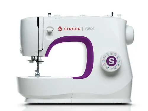 Mașină de cusut Singer M3505, Alb Violet