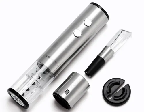 Штопор Xiaomi Circle Joy Electric Red Wine Opener Set 4 in 1, Нержавеющая сталь