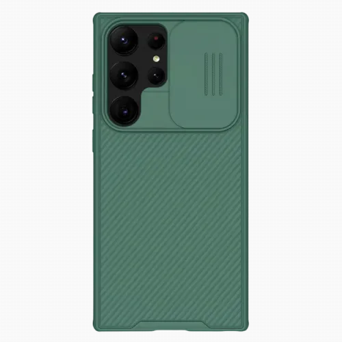 Husă Nillkin Galaxy S23 Ultra Camshield Pro, Verde închis