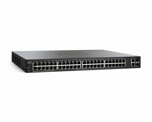 Comutator Cisco SF220-48P-K9-EU, 48x 10/100 Mbps, 2x 10/100/1000 Mbps