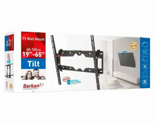 Наклонное настенное крепление BARKAN CM310+, Чёрный