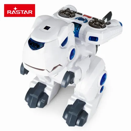Jucărie cu telecomandă Rastar Dinosaur Infrared, White  (79700)