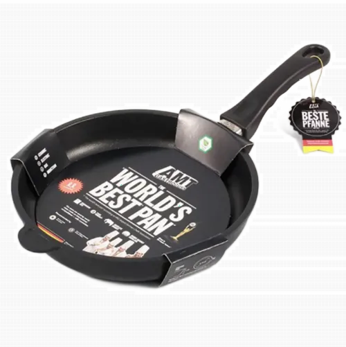 Сковорода AMT Gastroguss AMTI-524-E, 1,3л, 24см, Чёрный