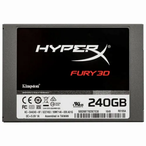 SSD Kingston HyperX Fury 3D 240GB, KC-S44240-6F