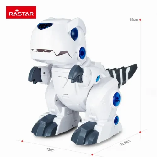 Jucărie cu telecomandă Rastar Dinosaur Infrared, White  (79700)