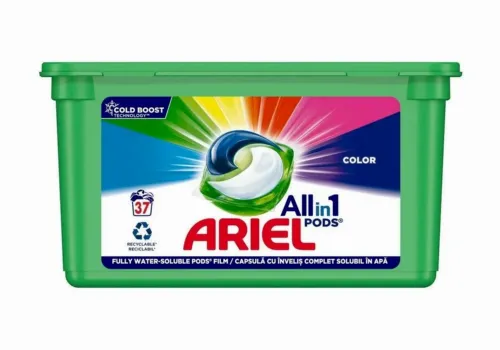 Capsule All in One Ariel Touch of Lenor, 37 buc