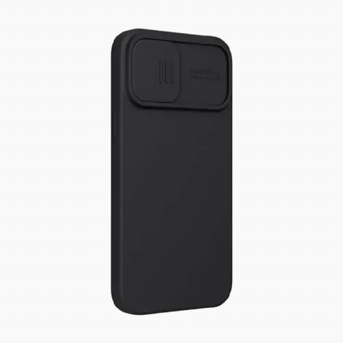 Чехол Nillkin iPhone 13, CamShield Silky Magnetic Silicone, Elegant Black