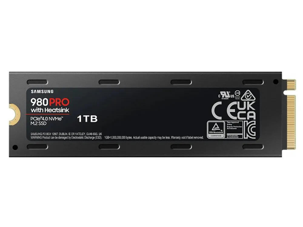 Накопитель SSD Samsung 980 PRO  MZ-V8P1T0, 1000Гб, MZ-V8P1T0CW