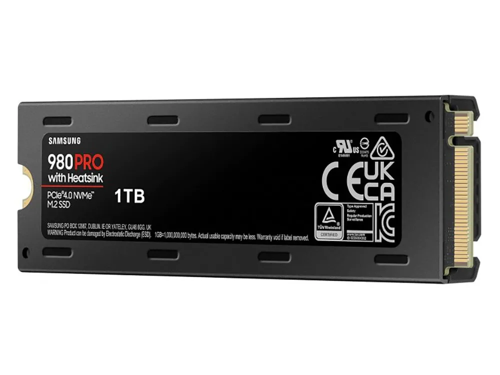 Накопитель SSD Samsung 980 PRO  MZ-V8P1T0, 1000Гб, MZ-V8P1T0CW