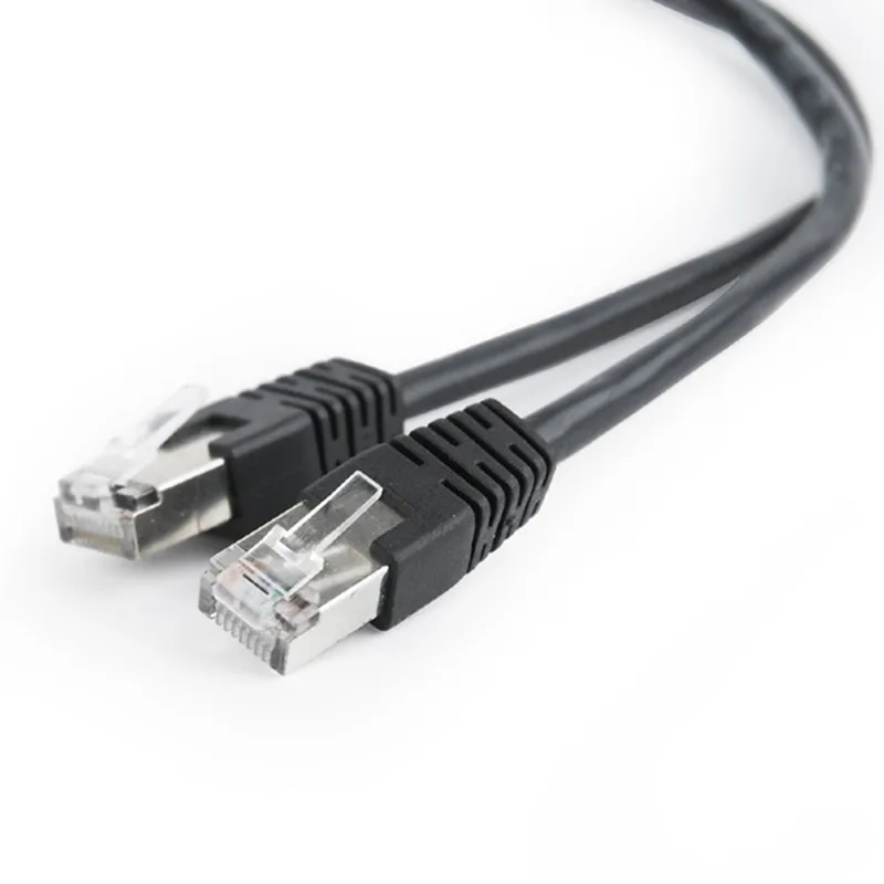 Patch cord Cablexpert PP22-0.5M/BK, Cat5e FTP, 0,5m, Negru