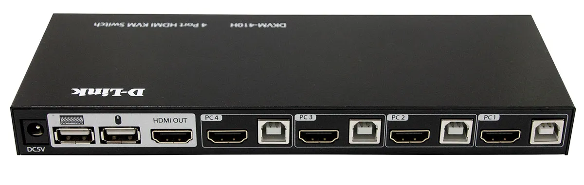 Switch KVM D-Link DKVM-410H/A2A