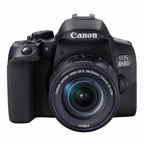 Aparat foto DSLR Canon EOS 850D + EF-S 18-55 IS, Negru