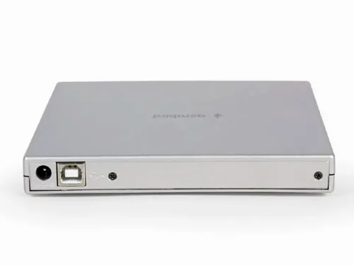 DVD-RW дисковод Gembird DVD-USB-02-SV, USB 2.0, Серебристый