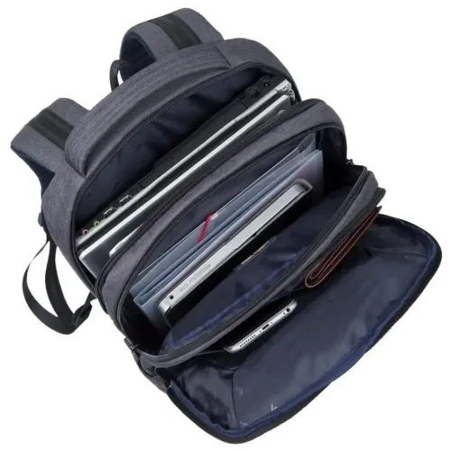 Rucsac pentru Laptop RivaCase Suzuka, Poliester, Negru