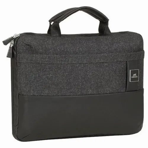 Geantă pentru Laptop RivaCase Lantau, 13.3", Poliester, Negru