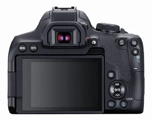 Aparat foto DSLR Canon EOS 850D + EF-S 18-55 IS, Negru