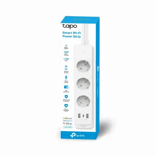 Priză inteligentă TP-LINK Tapo P300, Alb