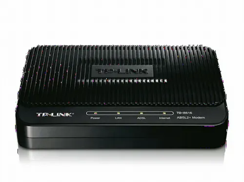 Modem ADSL TP-LINK TD-8616, ADSL/ADSL2/ADSL2 + până la 24 Mbps, Negru