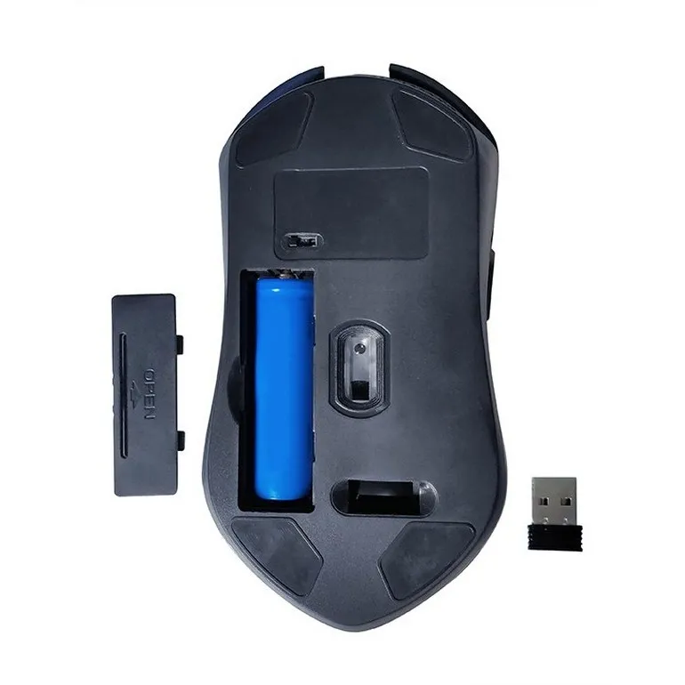 Wireless Gaming Mouse GMB MUSGW-6BL-01, 1600-3200 dpi, 6 buttons, RGB, 400mAh, Black