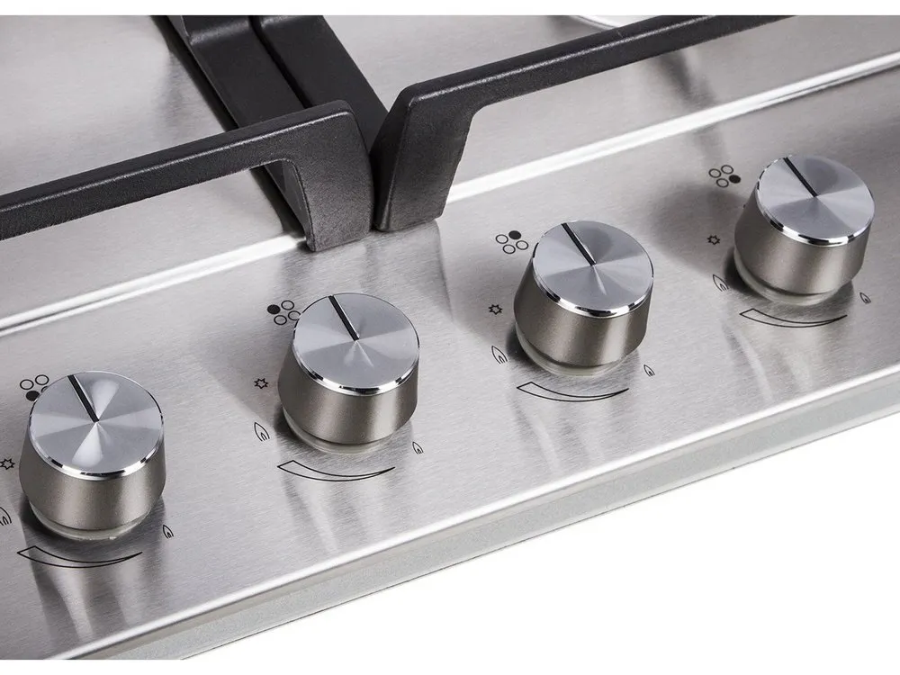 Газовая варочная панель Samsung NA64H3030AS/WT, Нержавеющая сталь