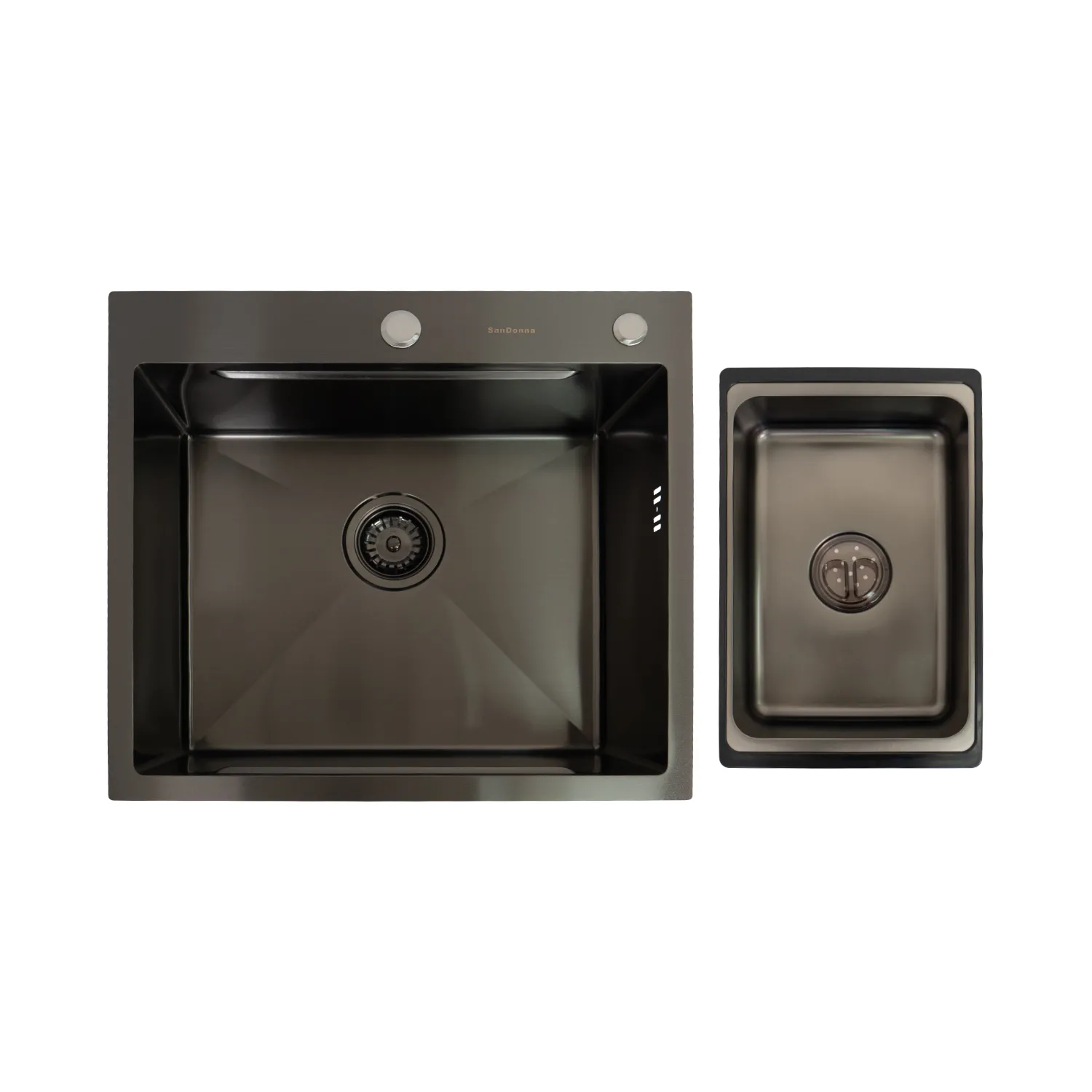 Chiuveta handmade SanDonna HD5550 (Negru) 