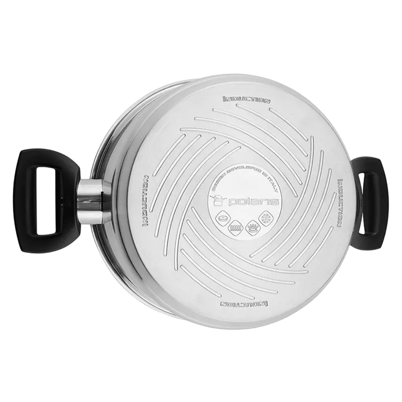 Cratiță Polaris Verde-20C, 3L, Argintiu