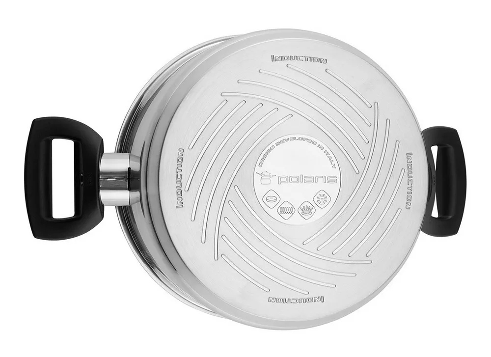 Cratiță Polaris Verde-20C, 3L, Argintiu