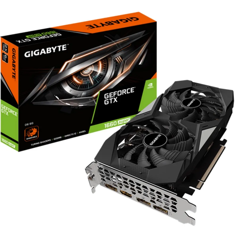 Видеокарта Gigabyte GV-N166SD6-6GD,  6GB GDDR6 192бит