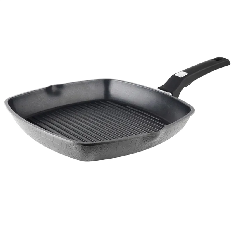 Tigaie-grill Rondell RDA-1124, 28cm, Gri — 2