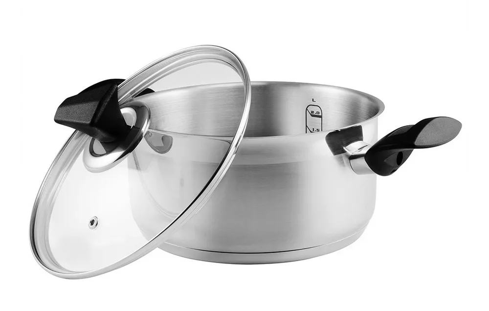 Cratiță Polaris Verde-20C, 3L, Argintiu