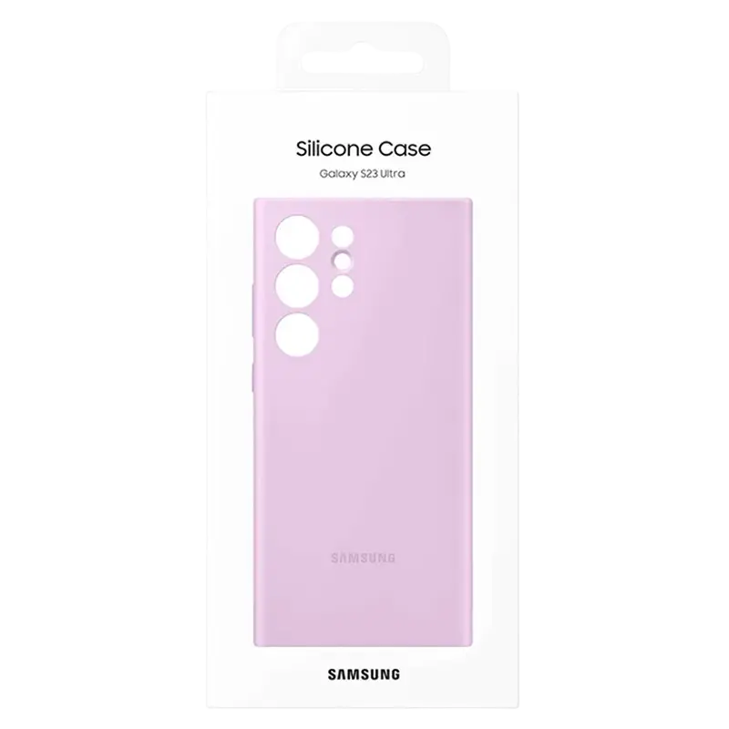 Чехол Samsung Silicone Cover for Galaxy S23 Ultra, Фиолетовый